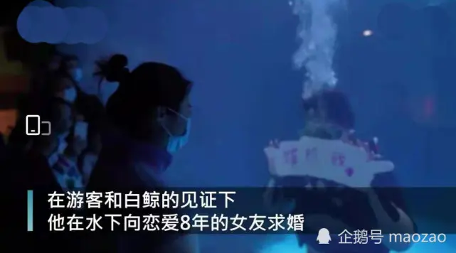 湖北武汉小伙苦练潜水，水下求婚成功！