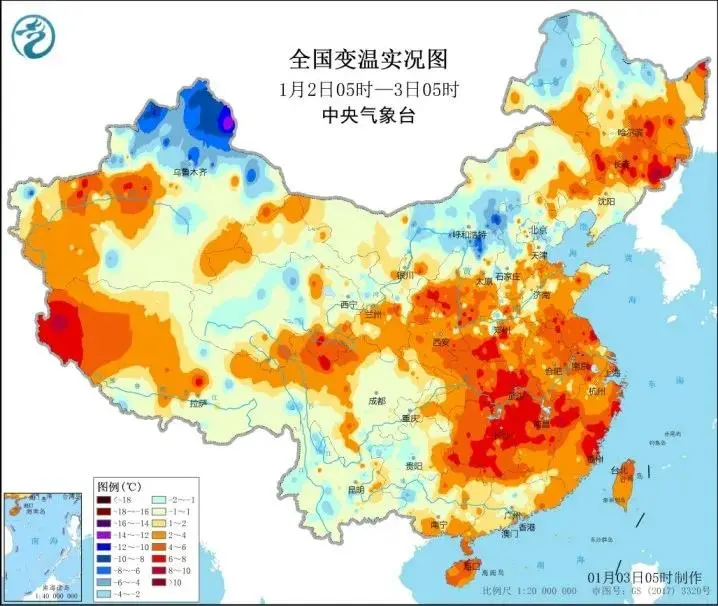 寒流预警！两股冷空气“接力”来袭，规模更大