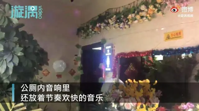 河南6旬大爷将街头公厕安置成KTV，盆栽彩灯音响引世人观赏