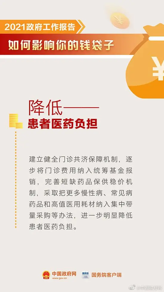 这些钱要涨、这些钱要省，看本年政府工作报告这样影响你的钱袋子！