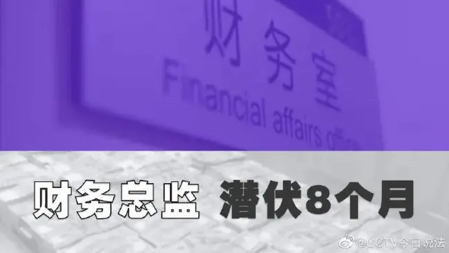 “返场嘉宾”再登《今日说法》！ 男子侵占公款获刑出狱再卷走1900万