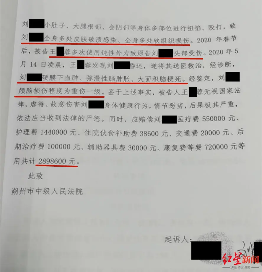 山西女童遭继母虐待案将开庭，家属索赔289万：对方曾拿20万求谅解