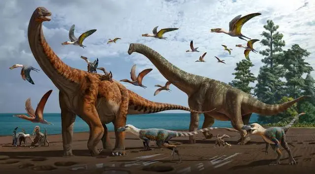新疆哈密翼龙动物群发现大型恐龙化石，其一命名为中国丝路巨龙