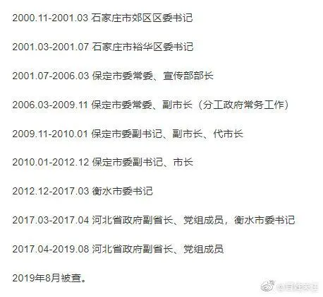 河北原副省长李谦受贿超5000万获刑13年，当庭表示服从判决不上诉