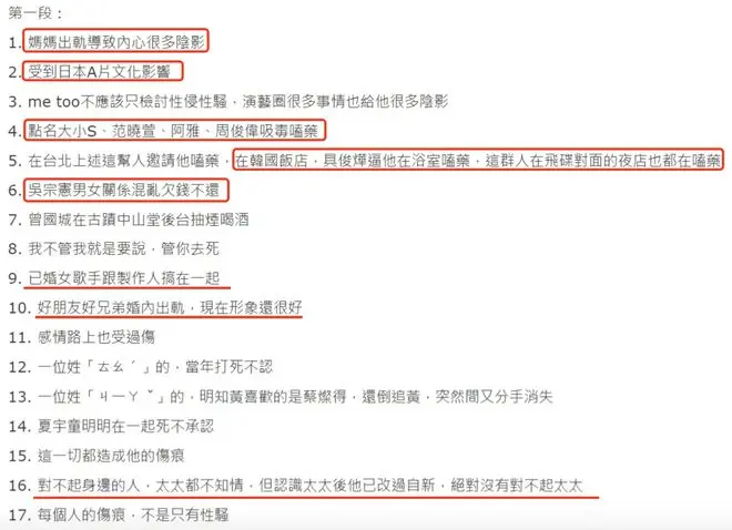 黄子佼承认性干涉后，用刀割腕被送医，大小S否定吸毒将告黄子佼