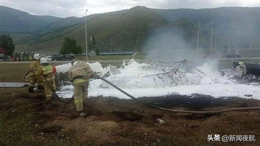 俄罗斯一架载有搭客的飞机坠毁，已致6死9伤
