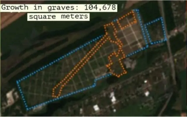 乌军到底死了多少人？卫星发现不对劲：7座巨型墓地，12万个新坟