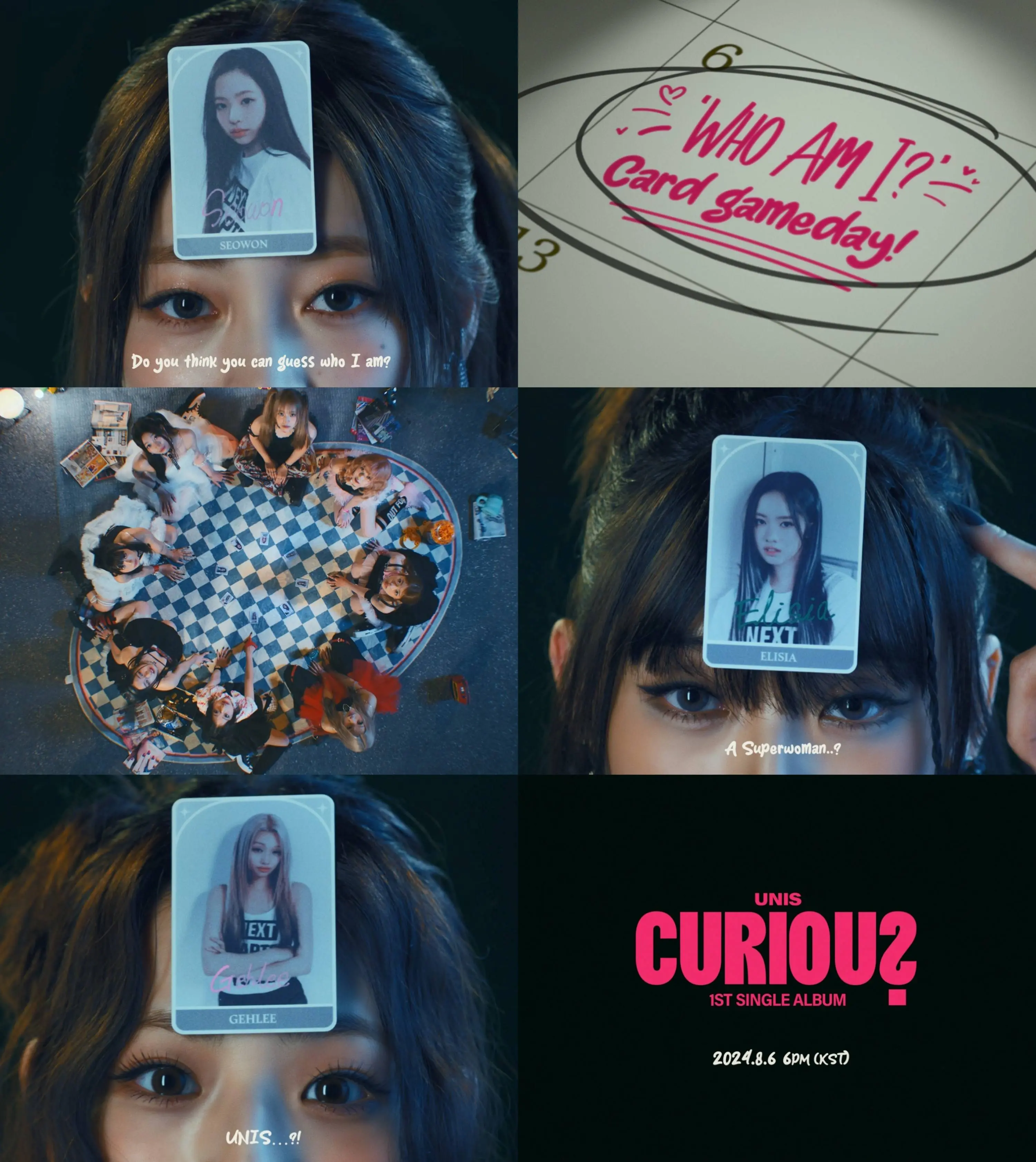 韩国女团UNIS当天公开新专辑《CURIOUS》视频 厚爱出说念后于8月6日初度追忆