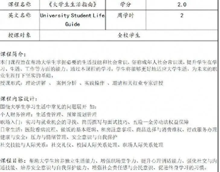 学会看病、作念饭、租房……拿2学分！高校这门课亮了