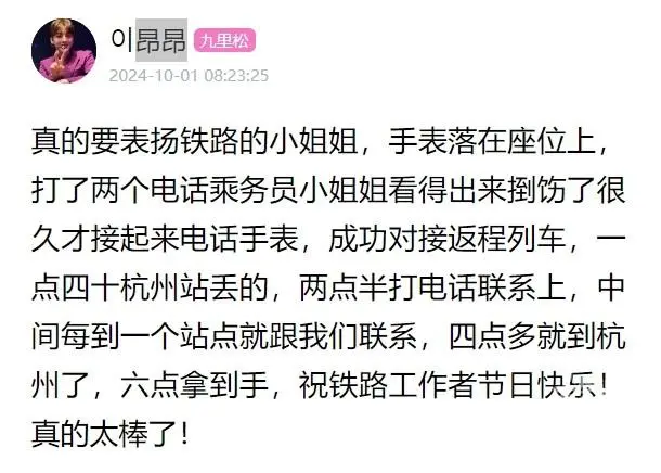 姆妈带孩子出游追想，下火车后发现电话腕表随着列车跑了