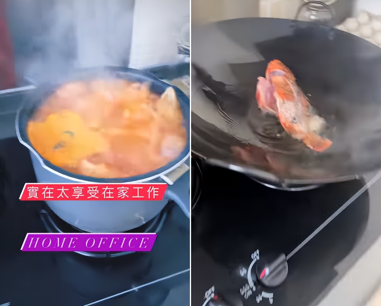 41岁张柏芝大秀厨艺！食材堆一整桌太凌乱，手臂上黑SE纹身好抢镜