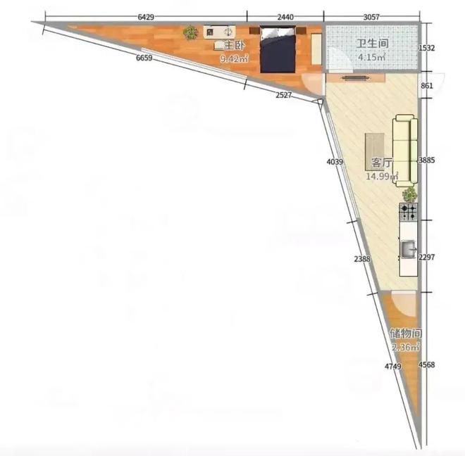 刘畊宏火了后，网友扒出他家“奇葩”户型：厨房被3个卫生间包围？