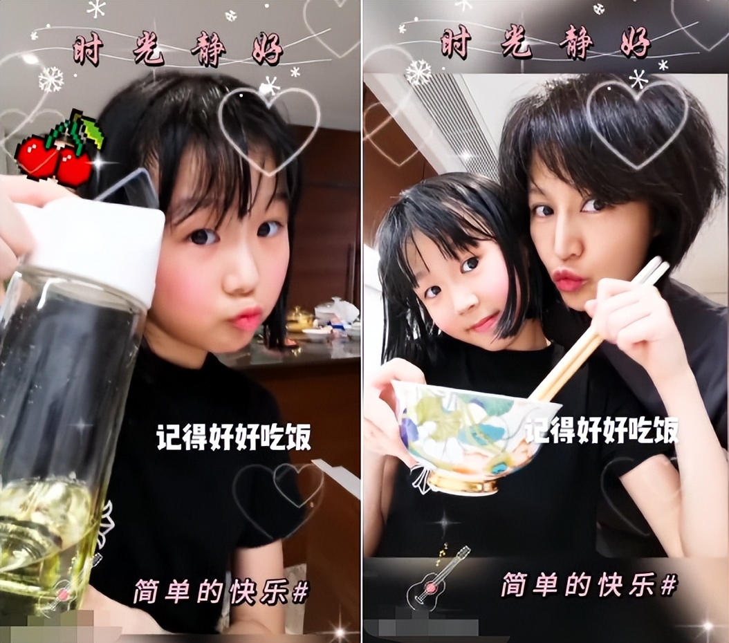 陆毅女儿豪宅内亲自下厨！做饭动作超熟练，大眼和妈妈一模一样