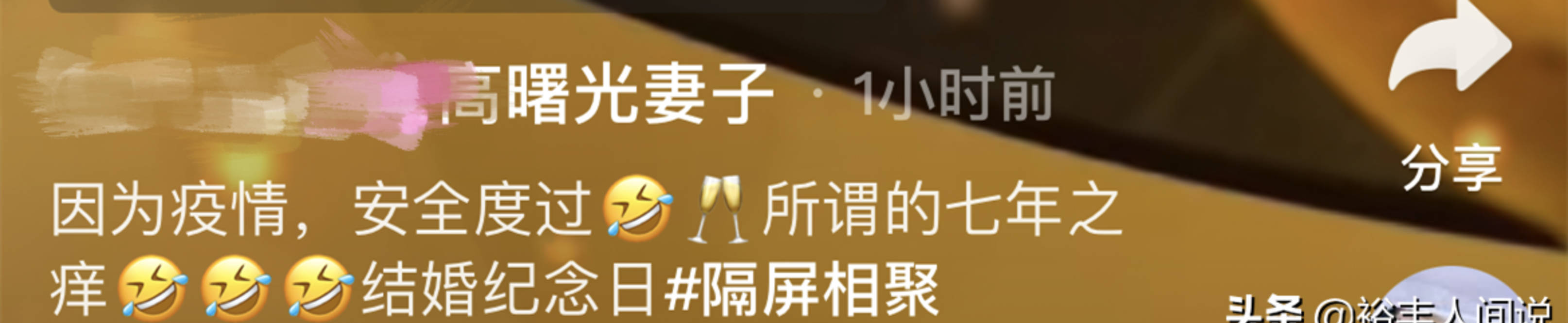 高曙光与富婆妻子庆结婚七周年！同框画面好温馨，相差17岁无代沟