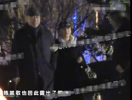 69岁陈凯歌带二婚老婆聚会，挺大肚步履蹒跚，一旁陈飞宇不修边幅