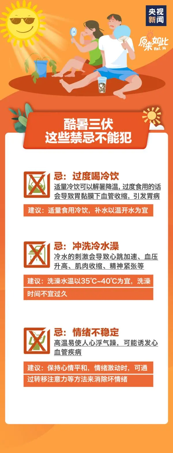 今天起正式入伏,三伏天有哪些禁忌不能犯?