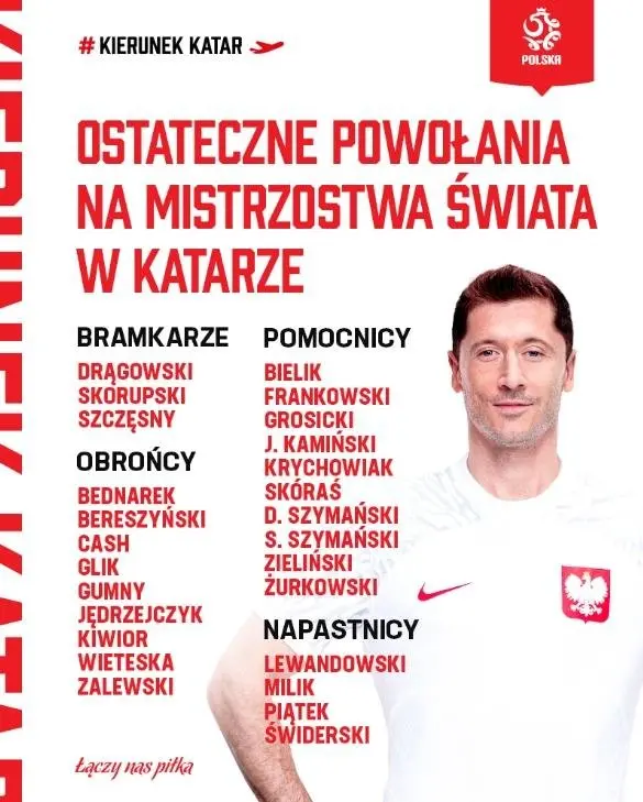 波兰世界杯大名单：莱万领衔	�，什琴斯尼入选