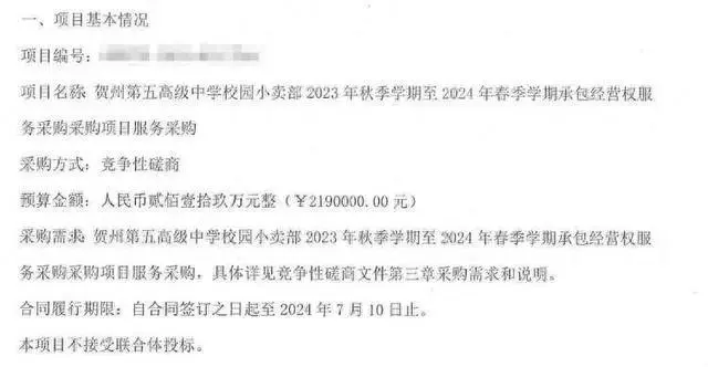 一年224萬(wàn)！中學(xué)小賣部再現(xiàn)“天價(jià)”租金