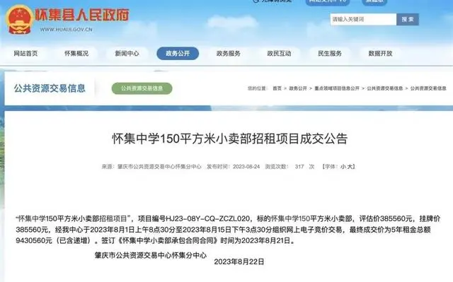 一年224萬(wàn)！中學(xué)小賣部再現(xiàn)“天價(jià)”租金