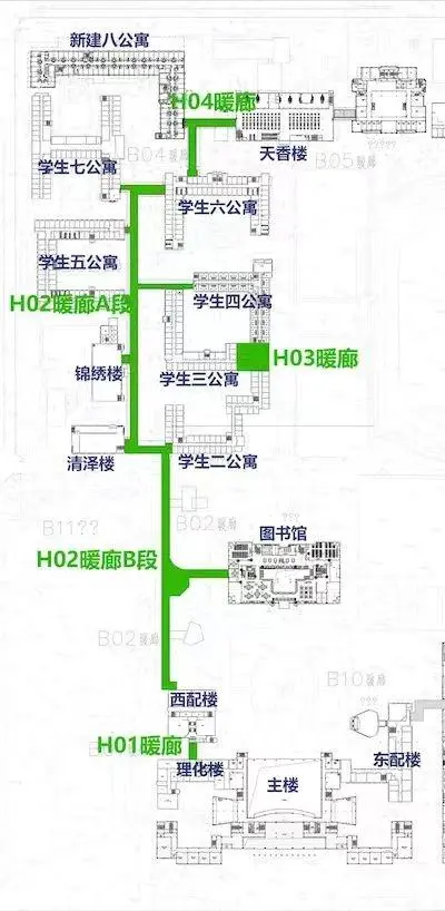哈工大學生暴雪天穿短袖出行，學校：暖廊二期已貫通，5分鐘內直達各類建筑